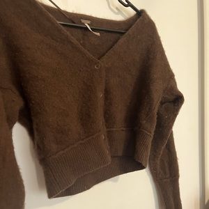 Free People Cashmere Sugarsnap Cardigan